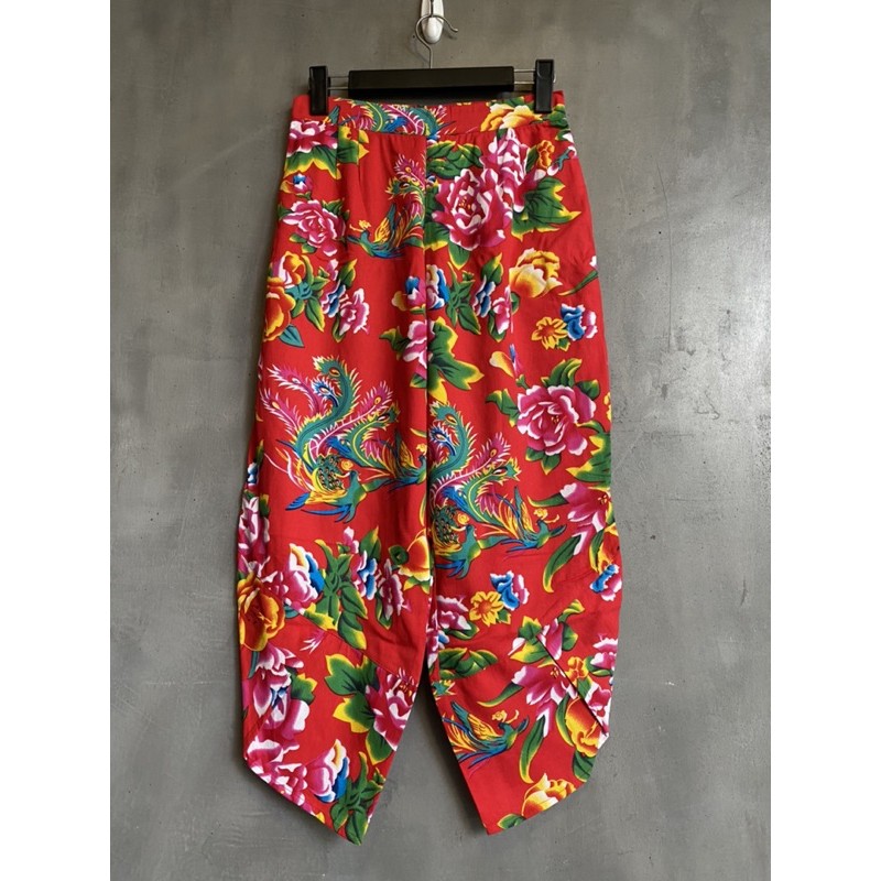 Quần con công đỏ Vintage dáng vắt kiểu Nhật đầy cá tính, chất liệu cao cấp thiết kế tôn dáng độc quyền CỎ CHANH STUDIO