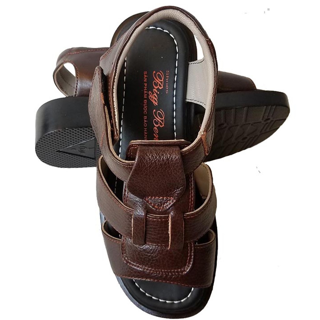 Giày sandal nam BIGGBEN da bò cao cấp HKD009