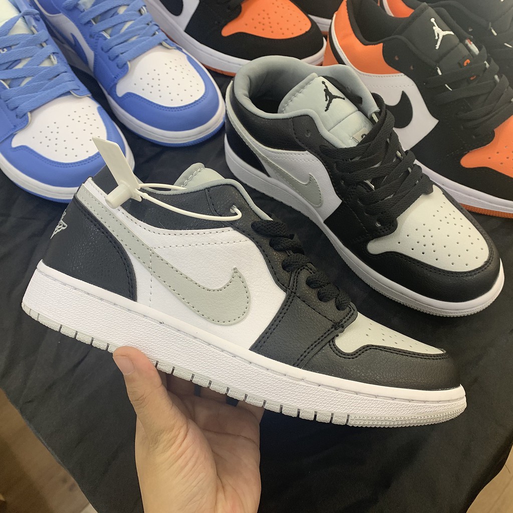 [HOT] Giày Jd 1 đen xám thấp cổ smoke cao cấp fullbox bill