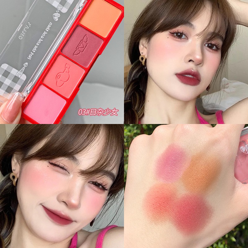 Phấn má hồng 3 Ô Gella's Máy Bay Sena Beauty | BigBuy360 - bigbuy360.vn