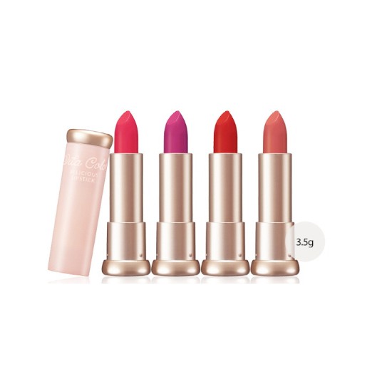 Son môi Vita Color Delicious Lipstick (Creamy) CR01 Apricot Yogurt 3.5g