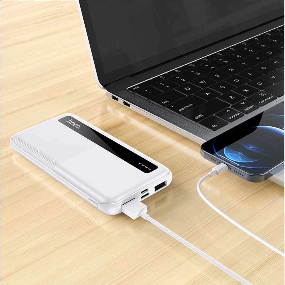 Pin dự phòng Hoco J75 10.000mAh LED Dành cho iPhone 7 8 Plus X Xs 11 12 Pro Max iPad Mini Samsung Oppo