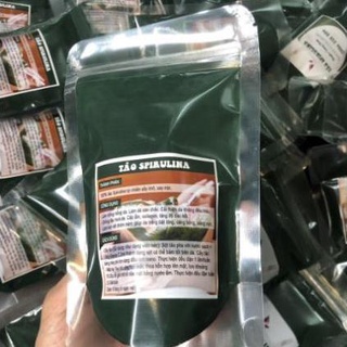 (FREESHIP) 100gr Tảo Diệp Lục Collagen ( Bột tảo xoắn đắp mặt HandMade).