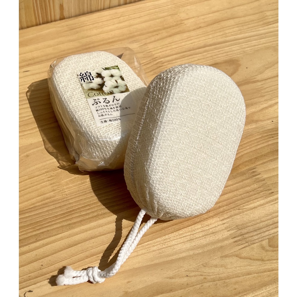 Bông tắm cotton tạo bọt
