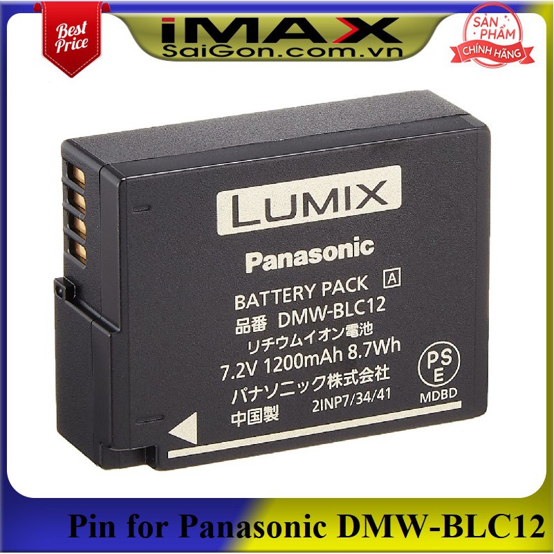 Pin thay thế pin máy ảnh Panasonic DMW-BLC12