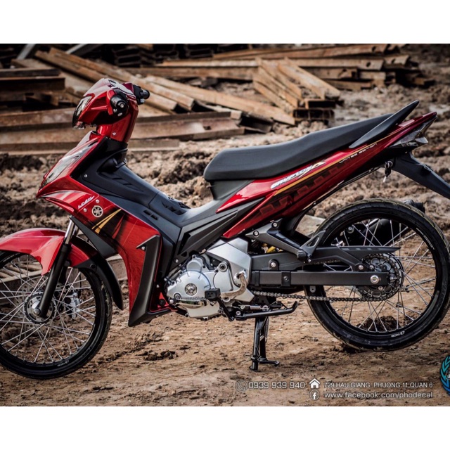 Tem Crypton X xe đỏ Rời