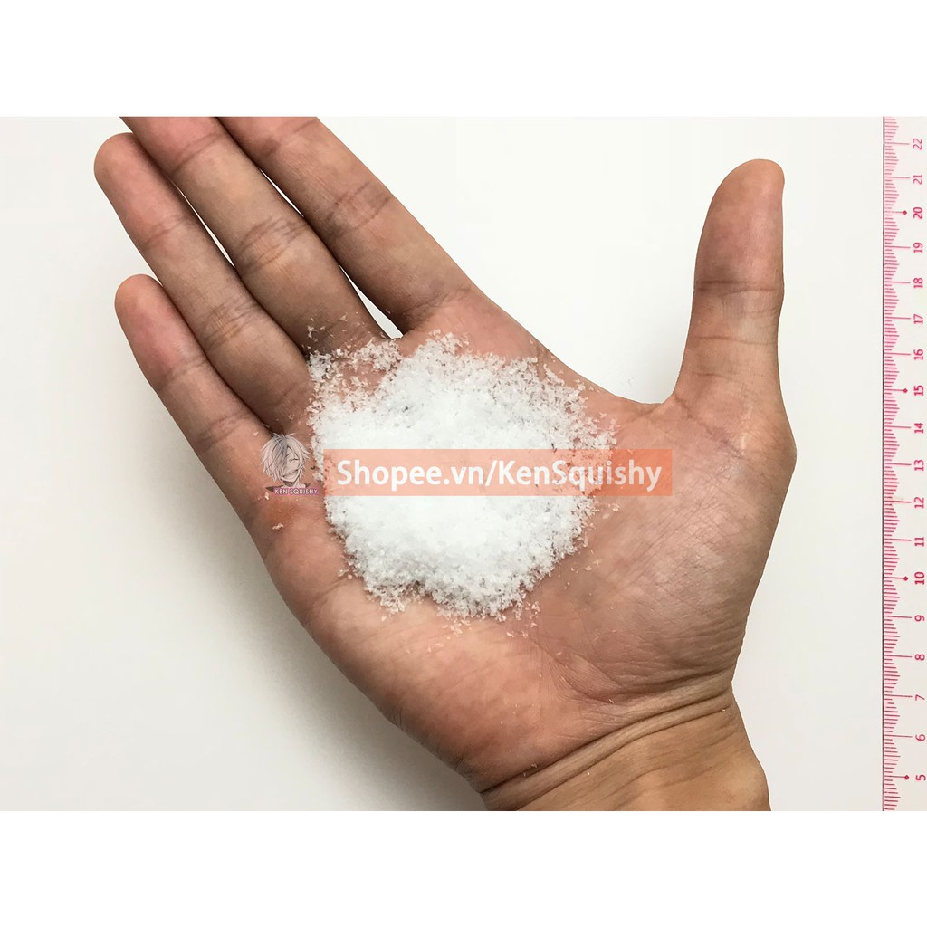 Tuyết Nhựa Giả Không Pha Nước Nguyên Liệu Làm Slime Snowfizz