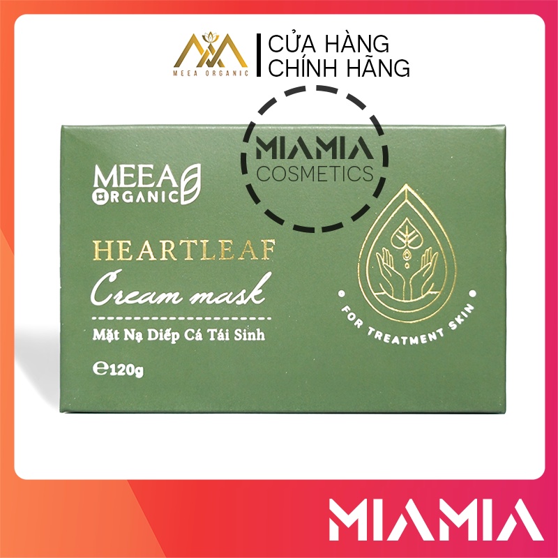 Mặt Nạ Diếp Cá Tái Sinh Meea Organic - Mask Rau Nhiếp Cá chính hãng