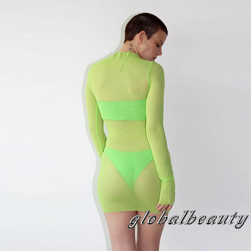 Đầm lưới nhìn xuyên qua mặc bên ngoài bikini đi biển cho nữ | BigBuy360 - bigbuy360.vn