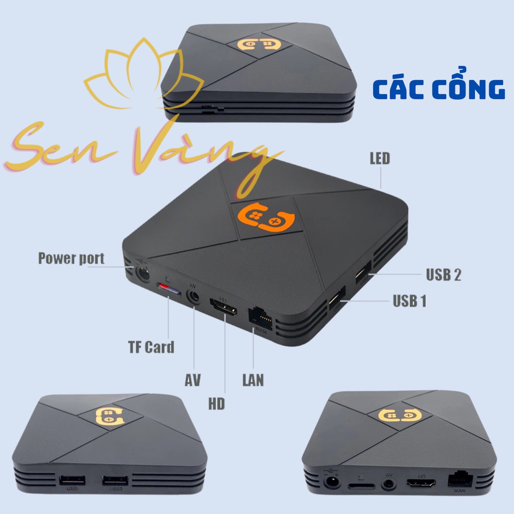 Máy chơi game stick 4 Nút HDMI không dây XS-5600 Hơn 3000 Trò Chơi Máy Chơi Game Cổ Điển ATARI / PS1 / FC / GBA / SFC