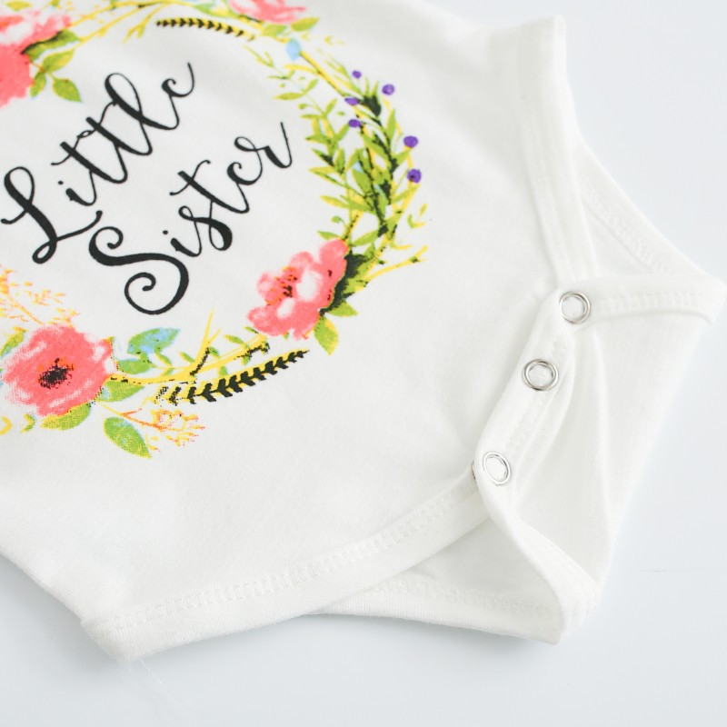 Set áo thun và áo liền quần cotton họa tiết xinh xắn dễ thương cho bé gái