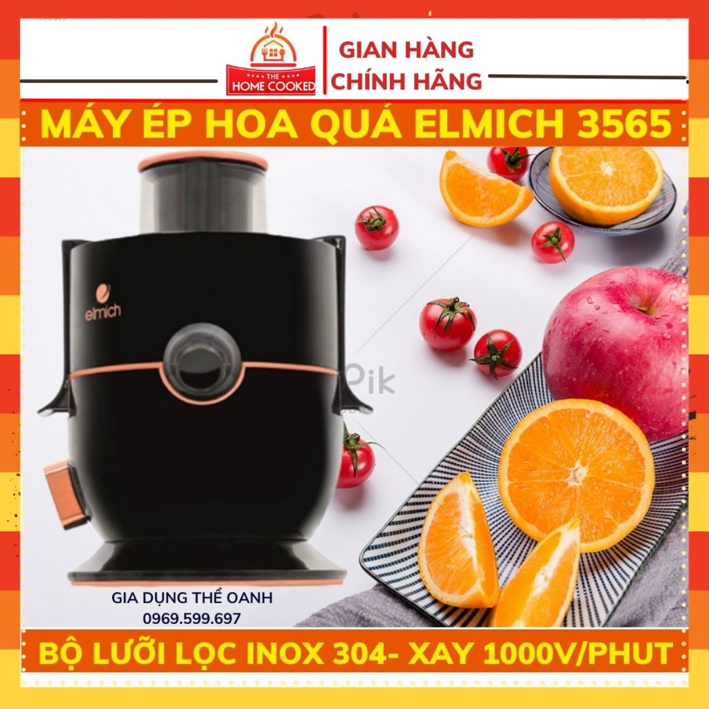 Máy ép hoa quả⚡CAO CẤP ⚡Máy xay sinh tố, máy ép trái cây Elmich 3565