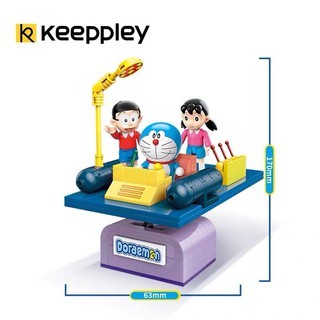 Mô Hình Trang Trí Hình Doraemon Lắp Ráp Dễ Thương