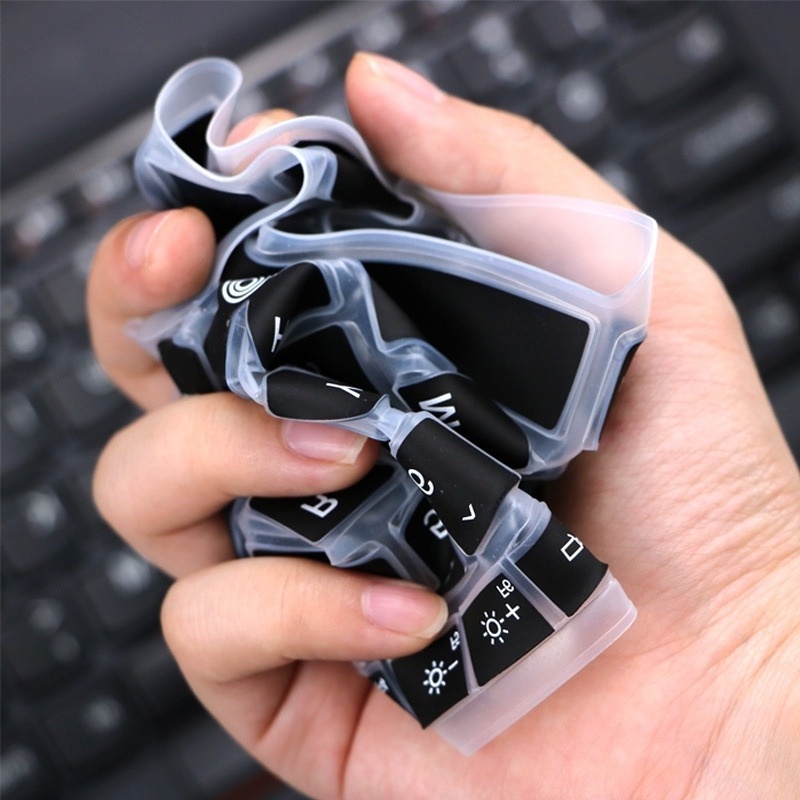 Miếng Dán Bảo Vệ Bàn Phím Bằng Silicon Cho Laptop 14 inch Lenovo Thinkpad E480 L390 E14 T490s E490 T495 L14 T14 P14s Ốp