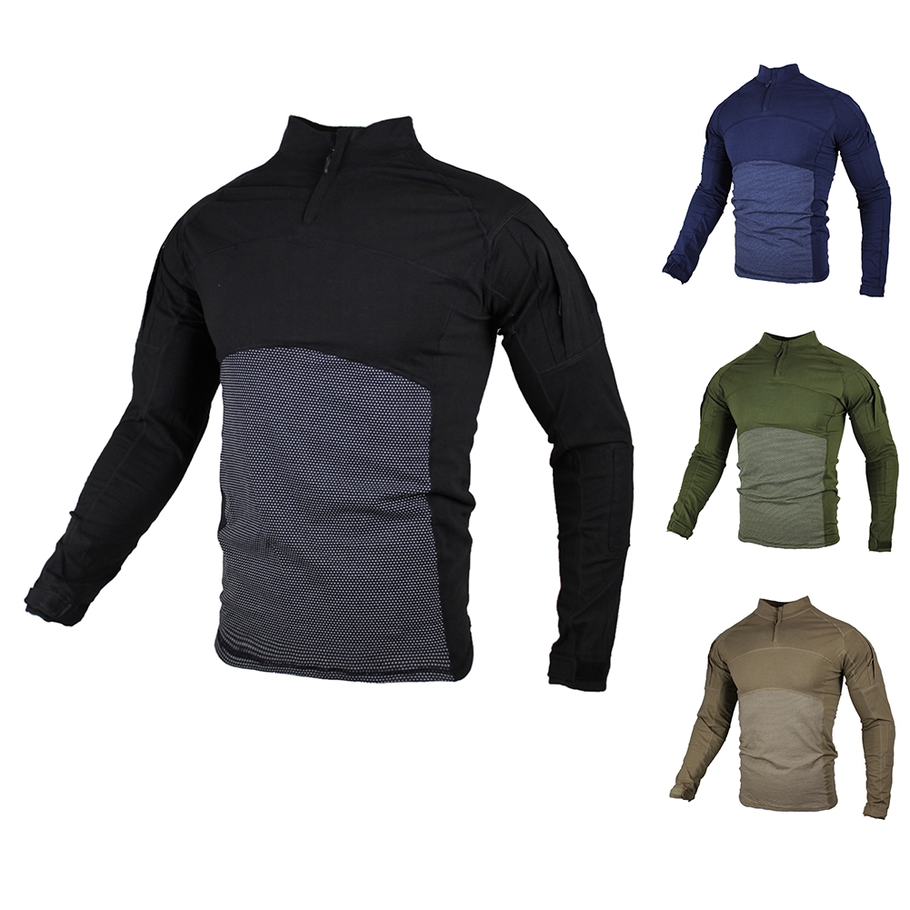 Đội chiến thuật áo phông chiến đấu Áo Quân đội Long Sleeve...