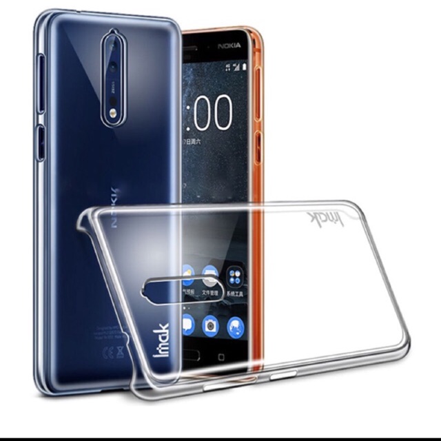 [SHIPNOW] Ốp lưng imak xịn cho Nokia 8 phủ nano ( Trong cứng )