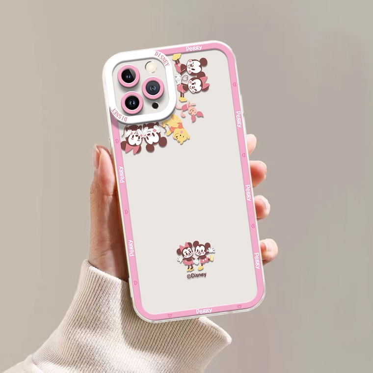 Ốp Điện Thoại Silicon TPU Mềm Trong Suốt In Họa Tiết Dễ Thương Chống Sốc Cho IPhone 12 13 6 6S 7 8 Plus X XS XR 11 Pro Max