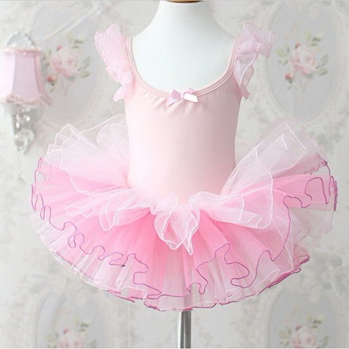 Đầm Xoè Tutu Phối Nơ Màu Hồng Thời Trang Cho Bé Gái