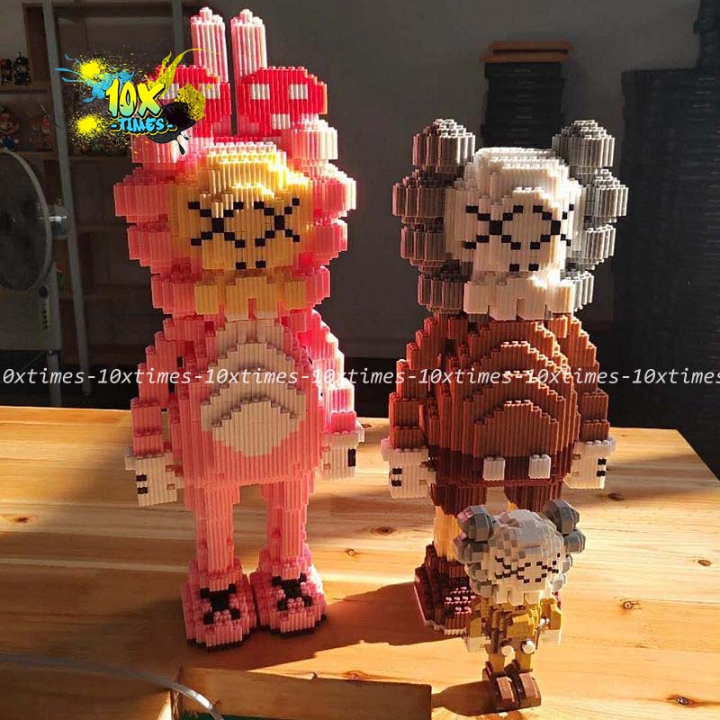 Đồ chơi lắp ráp 3d mô hình lắp ráp Kawss siêu to 48cm quà tặng sinh nhật bạn gái, bạn trai 10xtimes, đồ decor