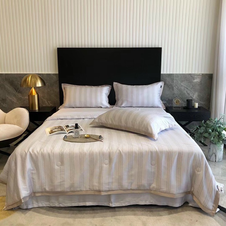 BỘ CHĂN GA GỐI LỤA TENCEL CAO CẤP - CHĂN TRẦN HÈ