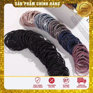 Sét 100 dây buộc tóc cho mẹ và bé