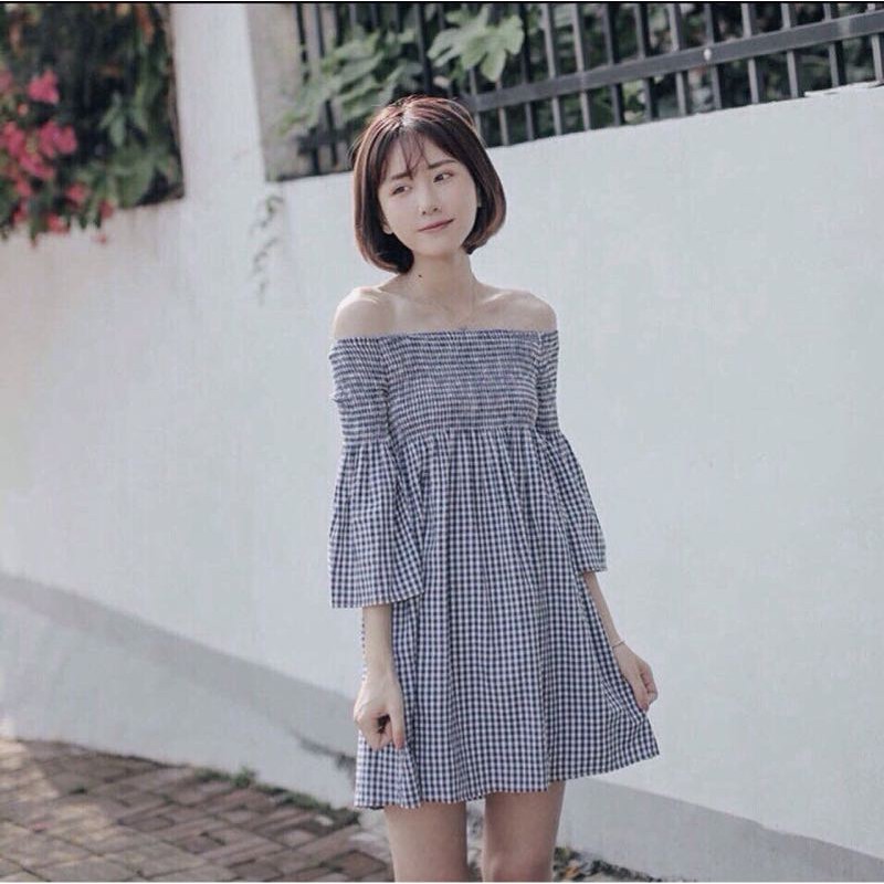 Đầm xoè trễ vai D981 | BigBuy360 - bigbuy360.vn