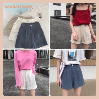Quần đùi đũi siêu mát siêu nhẹ cho nữ mùa hè