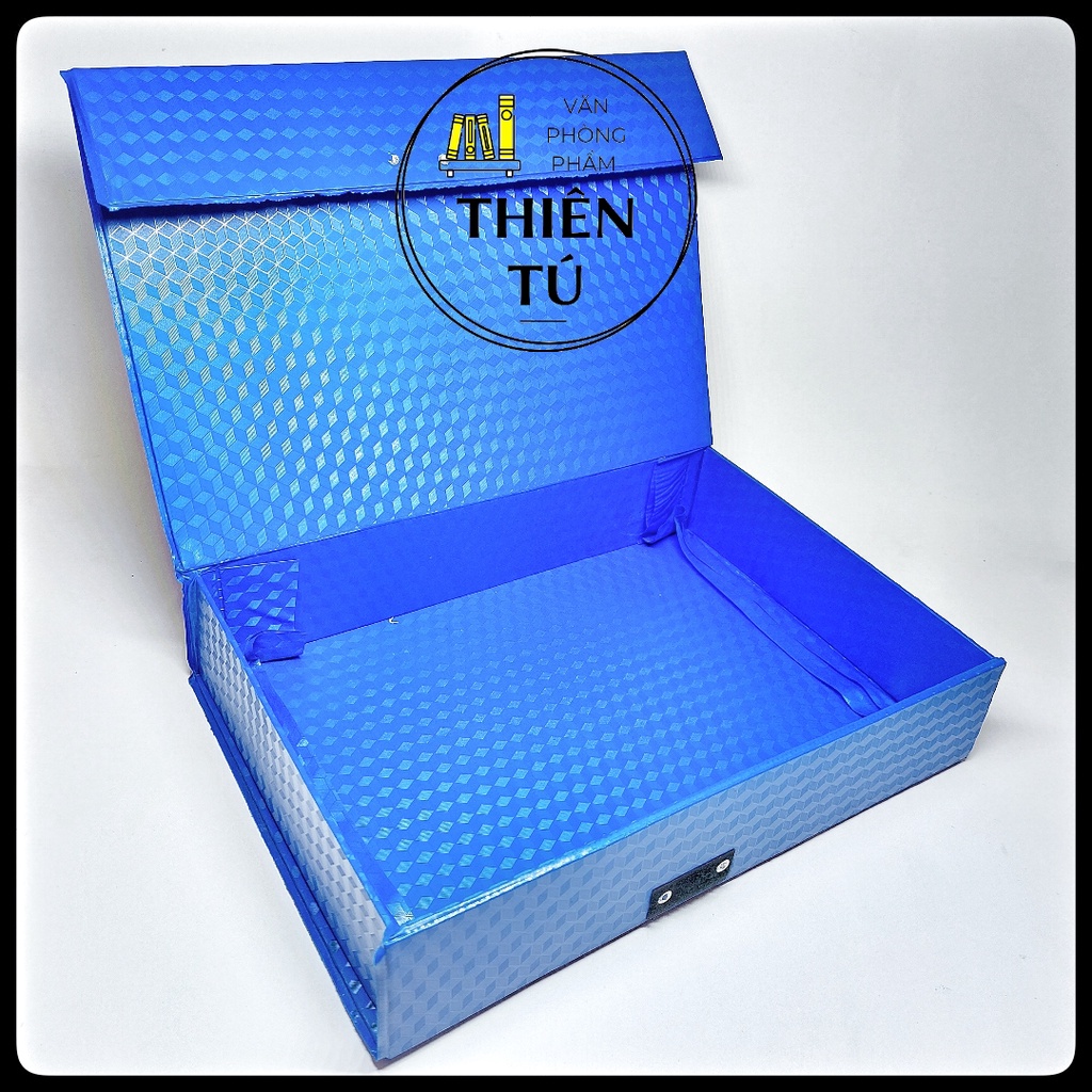 Bìa hộp si 10cm, bìa hộp đựng hồ sơ chứng từ tài liệu, khổ đứng giấy A4