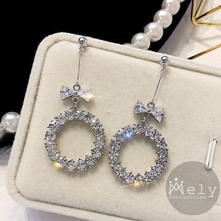BÔNG TAI NƠ ĐÍNH ĐÁ - MELY 809