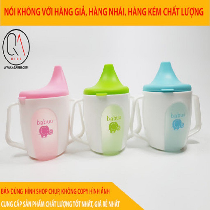 Bình tập uống nước Babuu có núm chống sặc cho bé - Sự lựa chọn số 1 của các mom