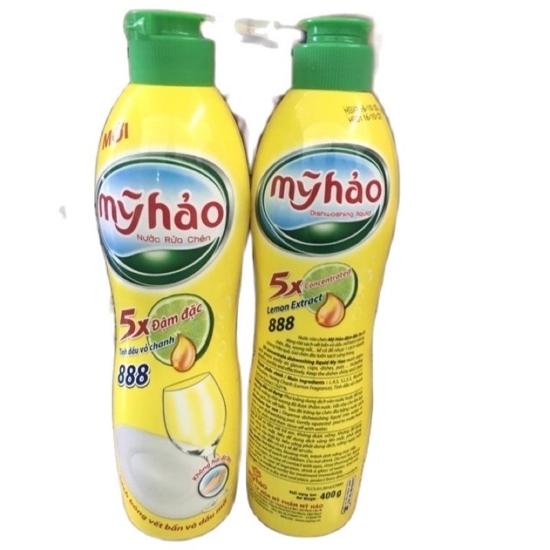 Nước rửa chén Mỹ Hảo huơng chanh đánh bay vết bẩn 400g