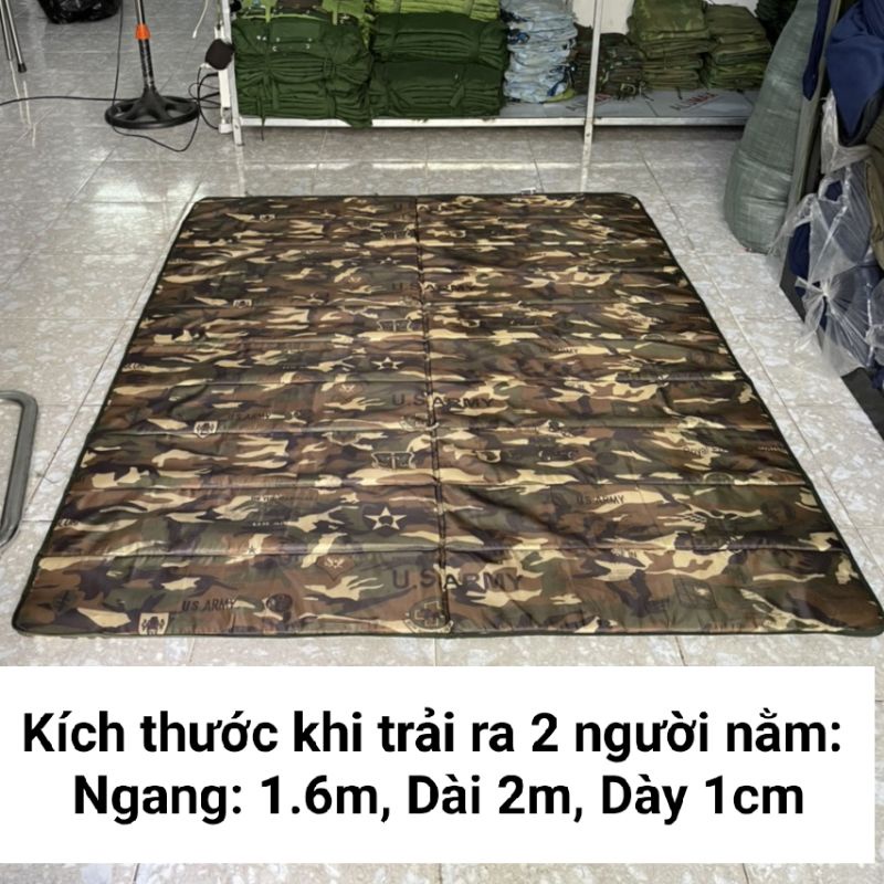 Mua (Có Sẵn) Nệm Rằn Ri Xếp Gọn Phù Hợp Cắm Trại, Đi Phượt, Đi Rừng ...