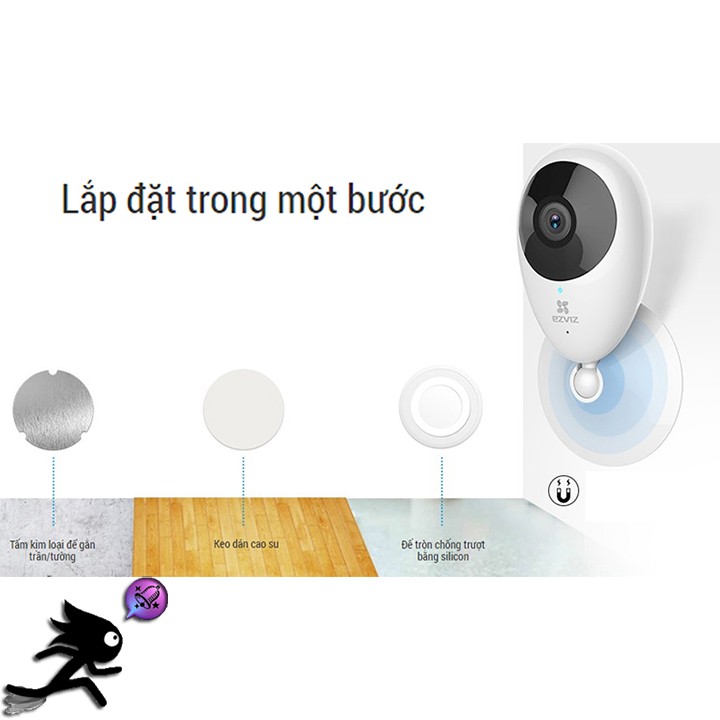 Camera wifi thông minh Ezviz Mini O FHD – Góc nhìn siêu rộng