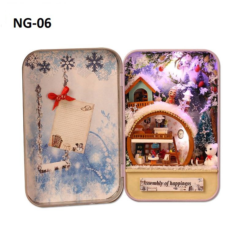 Mô hình nhà gỗ DIY - Chủ đề Noel