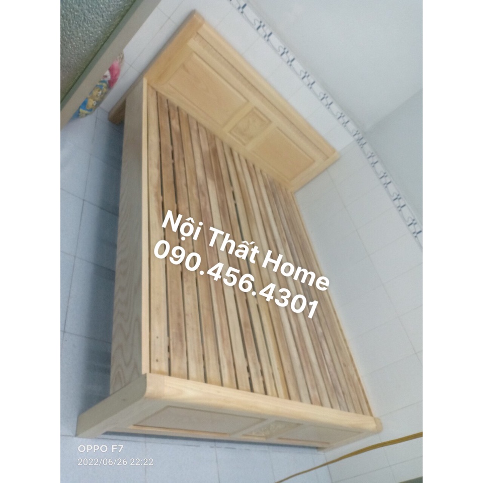 Giao và Lắp HCM Giường Gỗ Sồi Nga Tự Nhiên 100% đủ KT theo yêu cầu Giá Xưởng