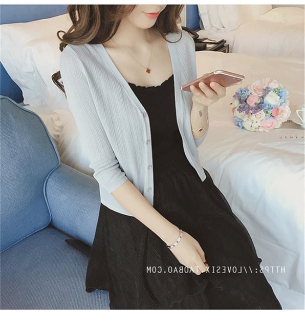 A2_Áo Khoác Len Mỏng Chất Mịn Mát | BigBuy360 - bigbuy360.vn