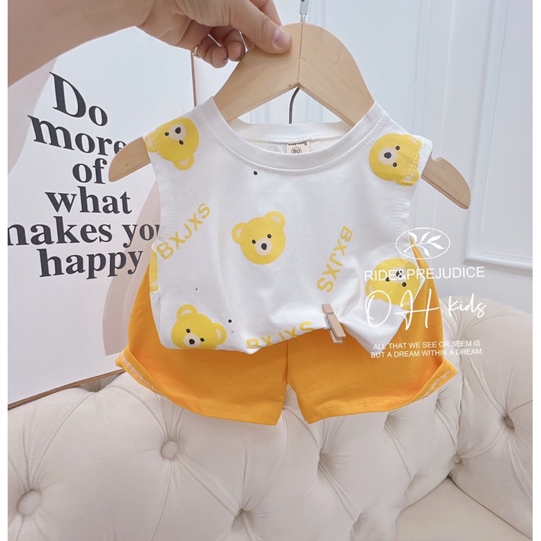 [SET CHO BÉ] Bộ gấu quảng châu siêu kute cho bé
