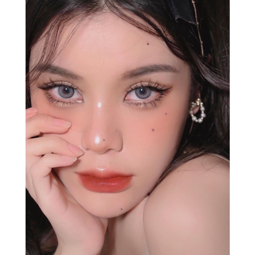 Lens Mắt Pimrypie Xám Tây Nhẹ giãn nhỏ - 0-10 độ kính áp tròng