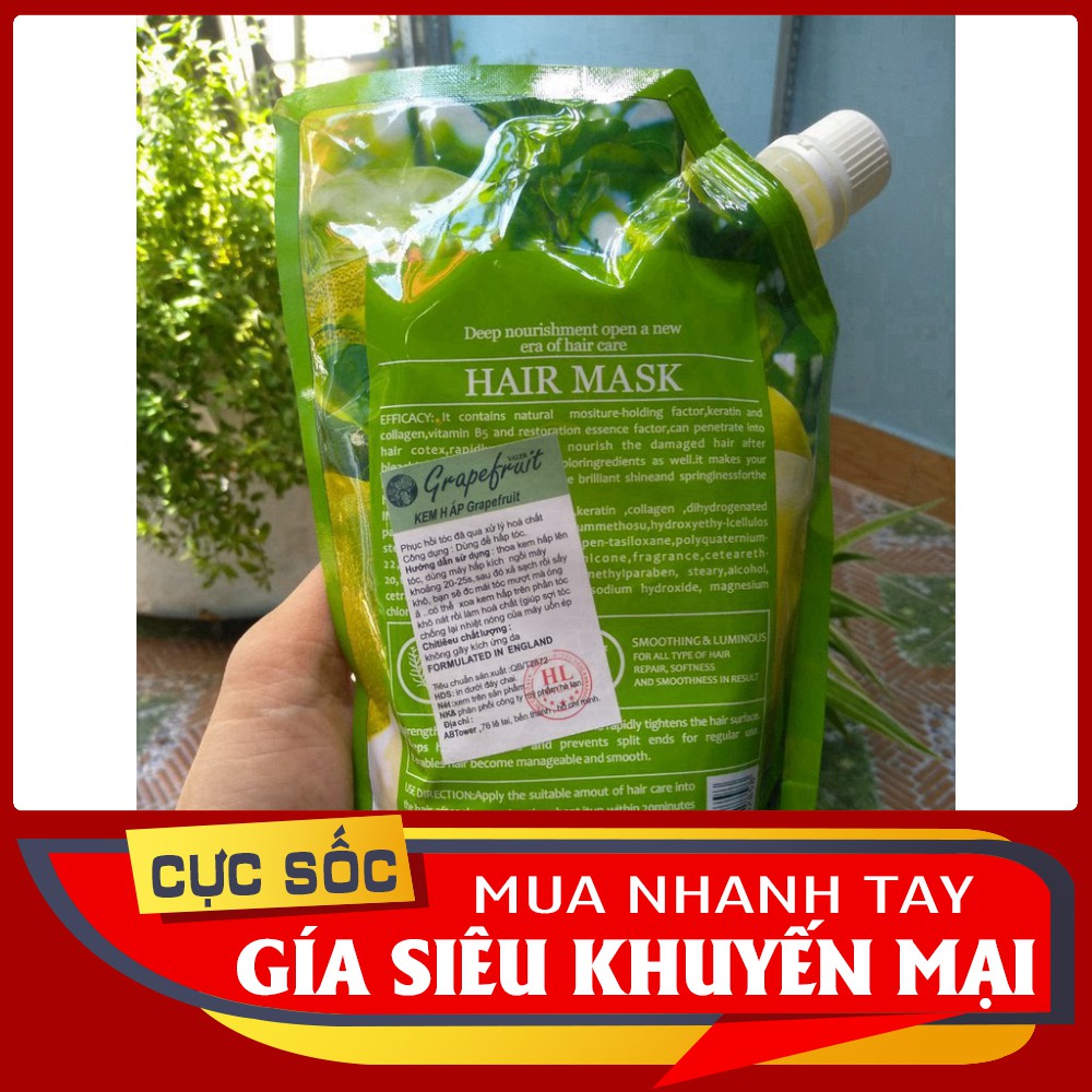 [Giá tốt] [XẢ KHO_FREESHIP]  Hấp dầu tinh chất Bưởi 500ml - Chính hãng