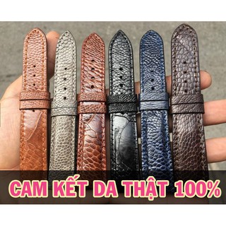 Dây Đồng Hồ Da Đà Điểu Cao Cấp