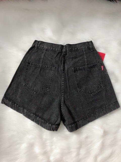 Quần short jeans ống rộng (bao chất)