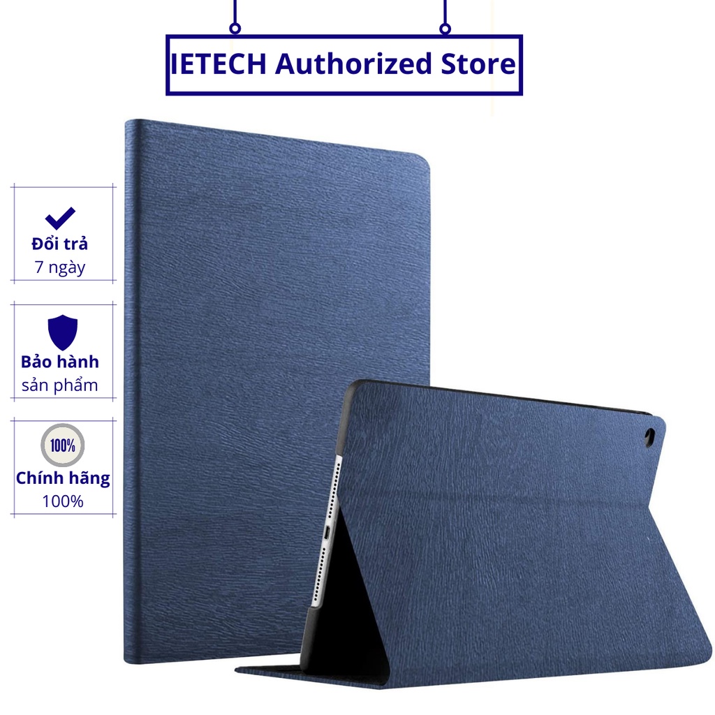 Bao Da Vân Gỗ Cao Cấp PKCB Dành Cho iPad Air 2 Tắt mở màn hình thông minh.