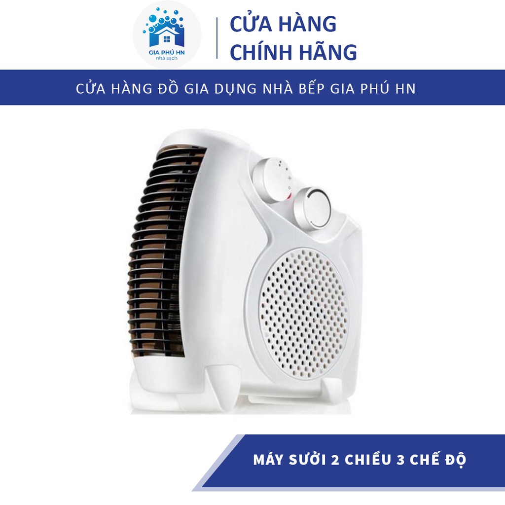 Máy Sưởi Mini Cao Cấp GIÁ TỔNG KHO Máy Sưởi 2 Chiều 3 chế Độ, Công Suất 1500W-Tiết Kiệm Điện, An Toàn Tuyệt Đối