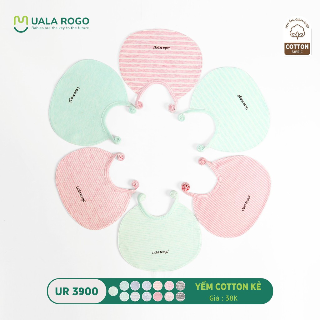 Yếm Tròn buộc dây UalaRogo Cotton