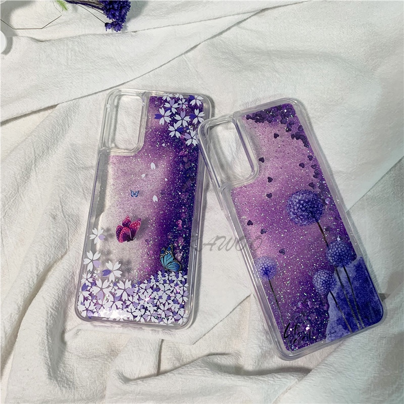 Ốp Lưng Kim Tuyến Nước Hình Hoa Bồ Công Anh Cho Vivo Y20 Y12S Y20i Y21 Y33S Y21T Y50 V20 SE Y15S V19 V21 Y51 2020