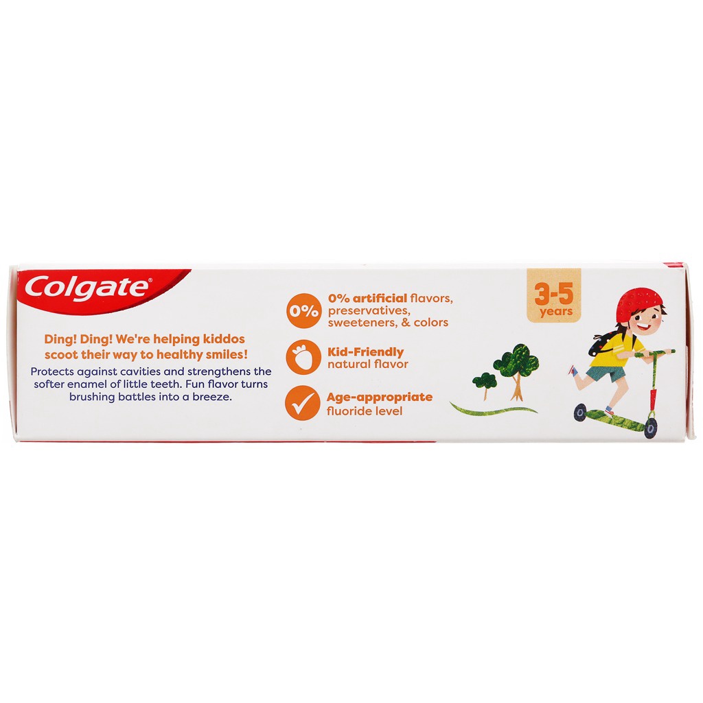 Kem đánh răng Colgate hương dâu tây cho trẻ 3-5 tuổi (Tuýp 80g)