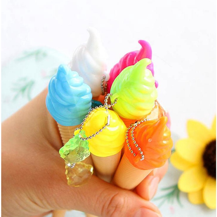 Bút gel mực đen 0.5mm hình que kem giá sỉ