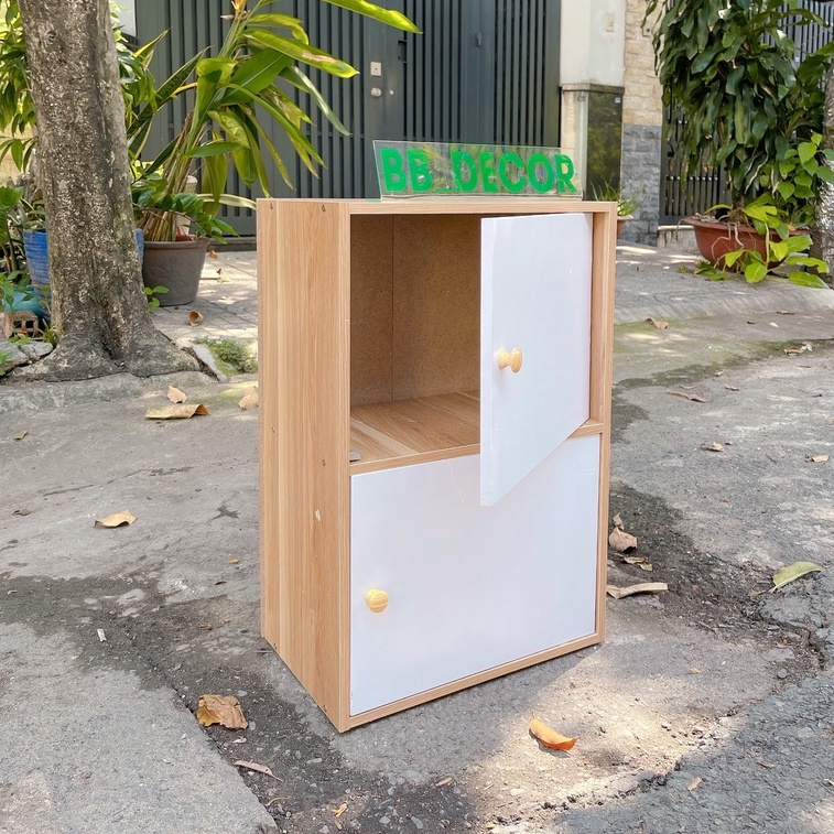 Kệ gỗ đựng đồ kệ sách gỗ tủ để đồ đa năng tủ gỗ chất liệu MDF phong cách hiện đại