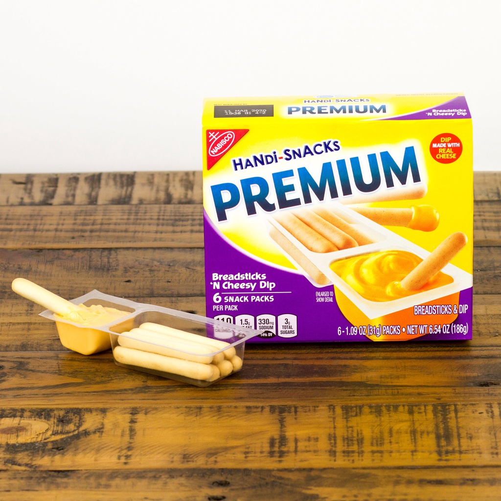 Bánh que chấm kem, sốt phô mai hàng nhập Mỹ gói 27-31g Oreo/ Rtiz/ Premium - Handi Snacks