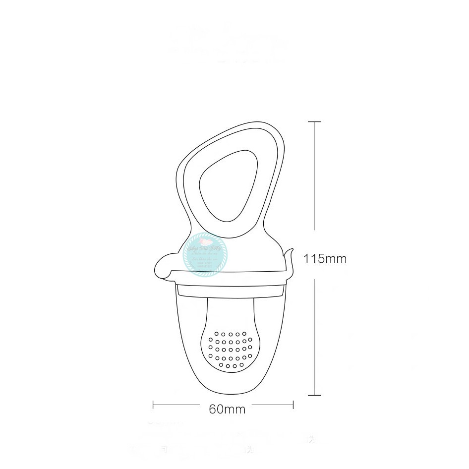 Túi nhai ăn dặm chống hóc SNOOPY